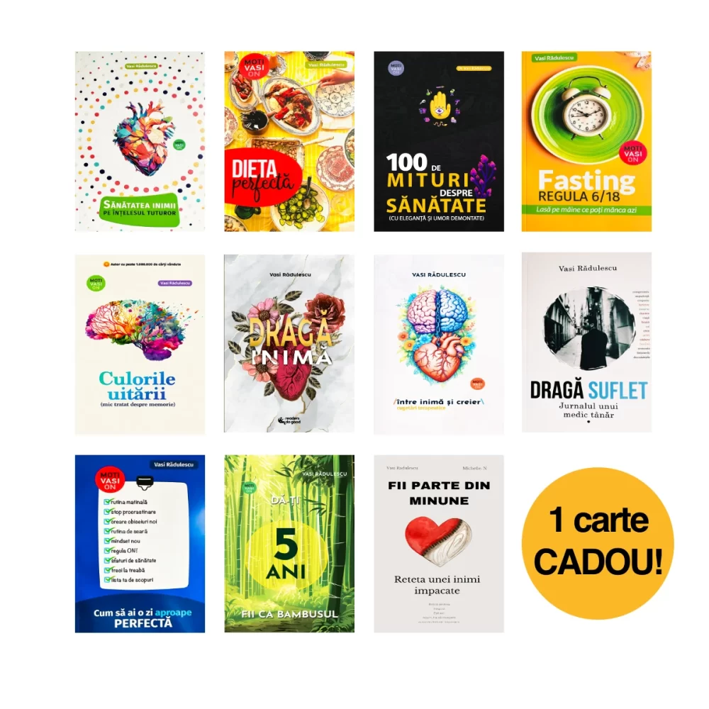 10 cărți pentru Sănătate + 1 CADOU