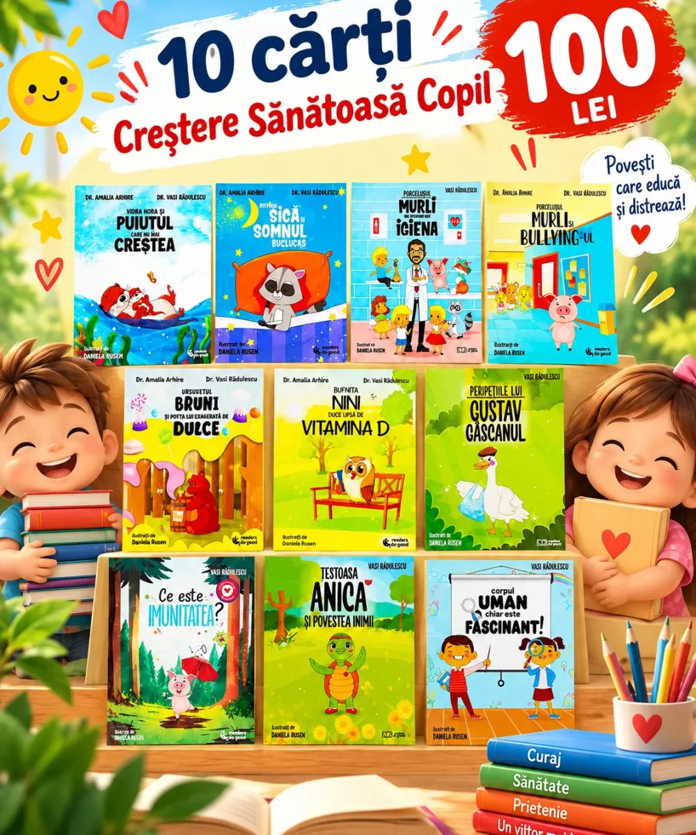 10 Cărți Creștere Sănătoasă Copil