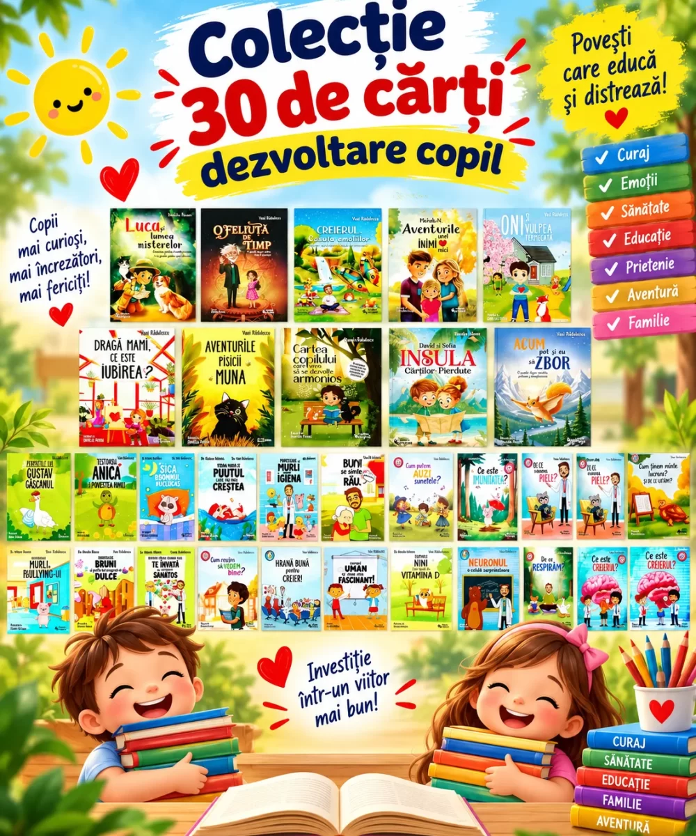 COLECȚIE 30 de cărți Dezvoltare Copil
