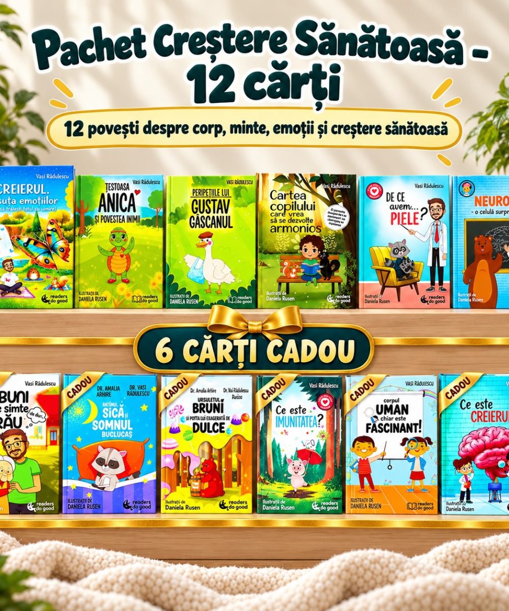 Pachet Creștere Sănătoasă - 12 cărți