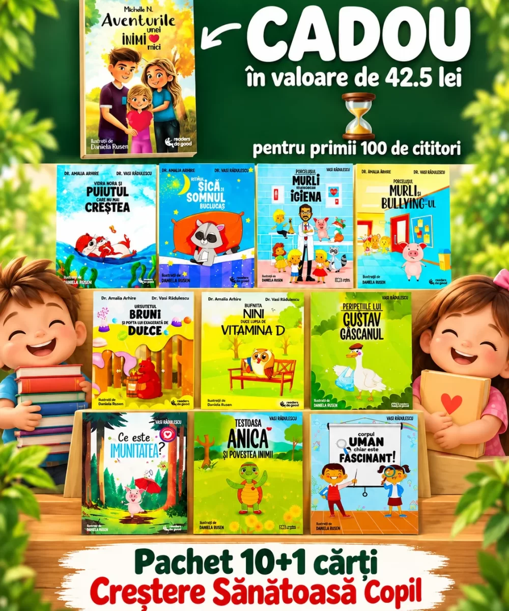 Pachet 10+1 cărți Creștere Sănătoasă Copil