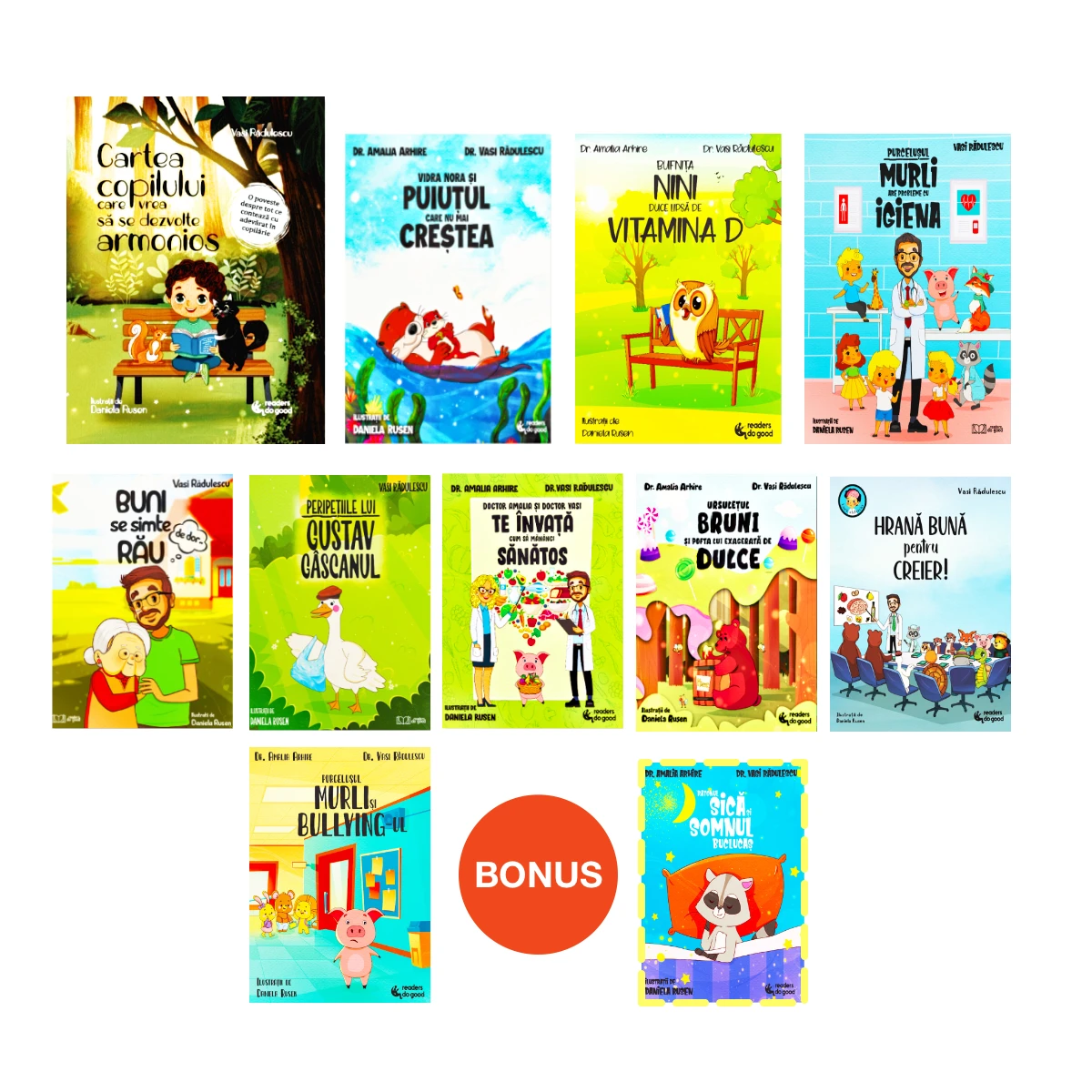 Set 23 de cărți ilustrate pentru copii