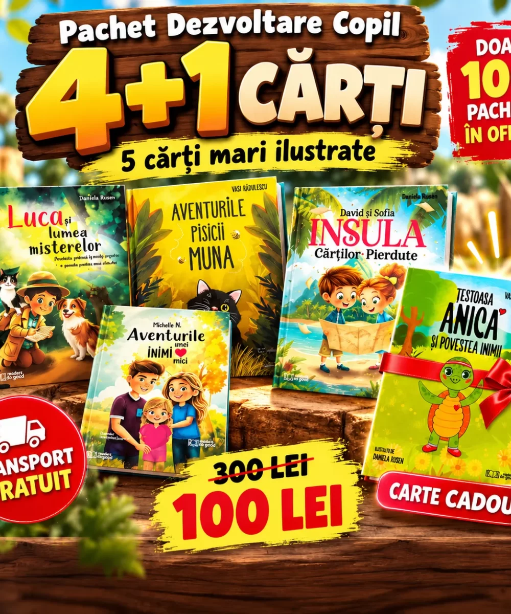 Pachet Dezvoltare Copil, 4 cărți + 1 CADOU