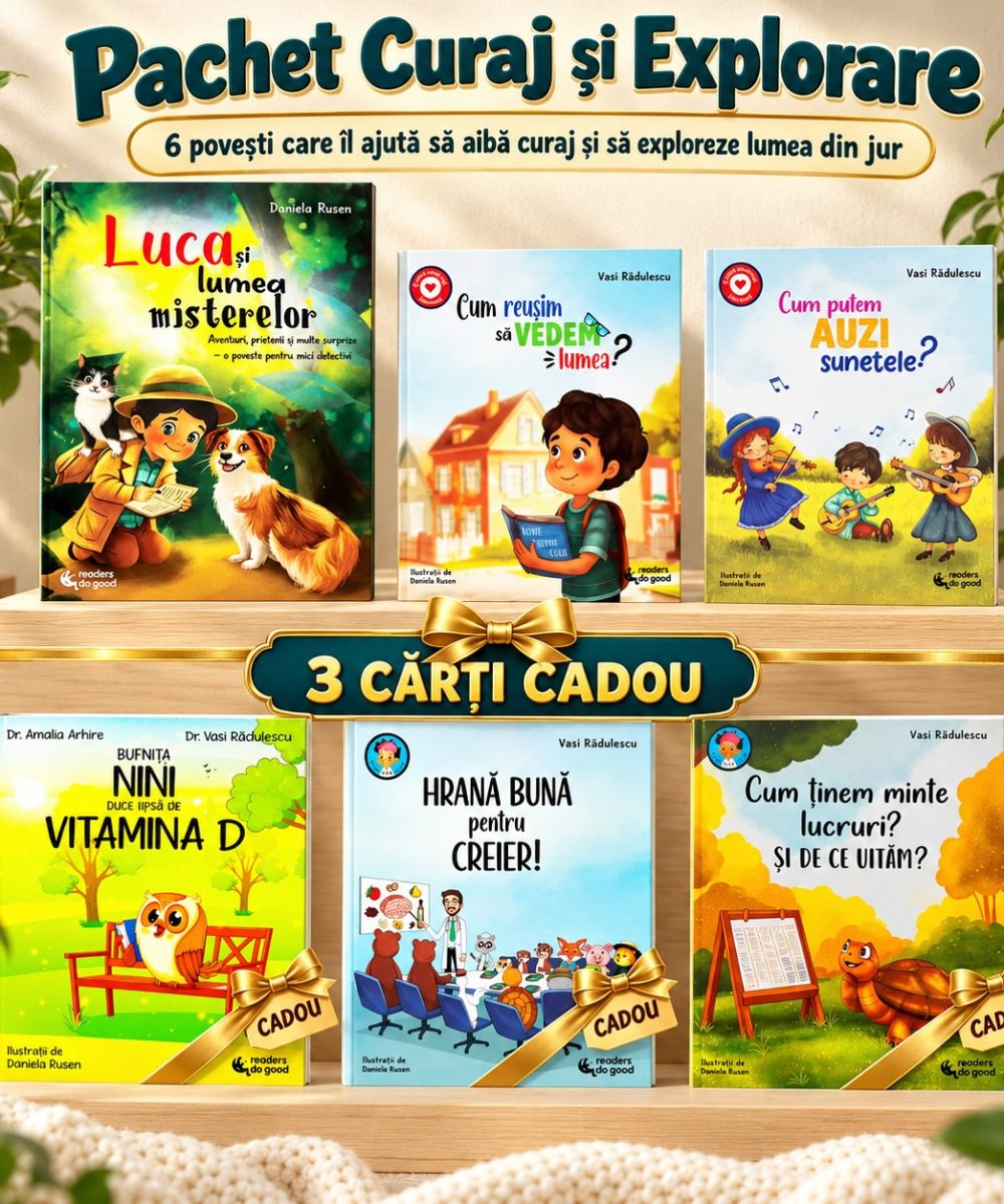 Pachet Curaj și Explorare, 3+3 cărți