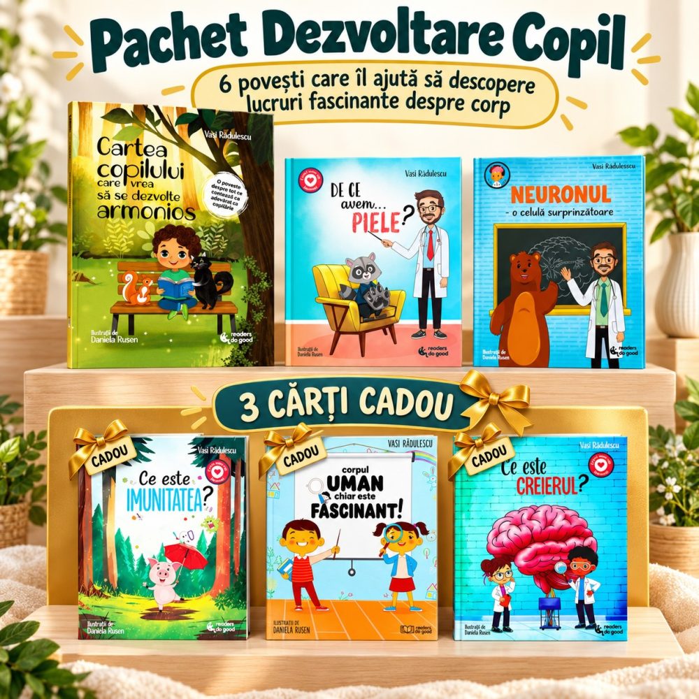 Pachet Dezvoltare Copil, 3+3 cărți