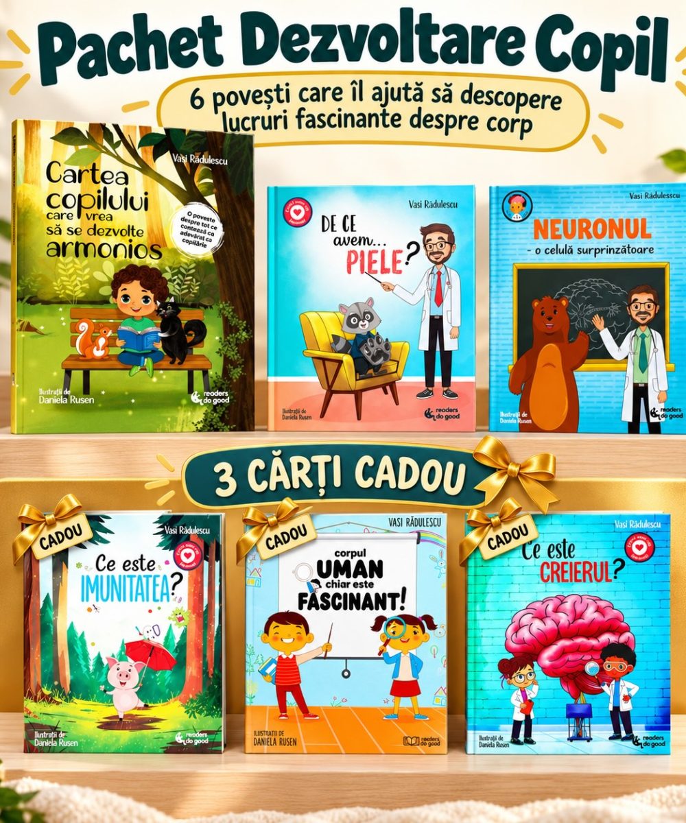 Pachet Dezvoltare Copil, 3+3 cărți