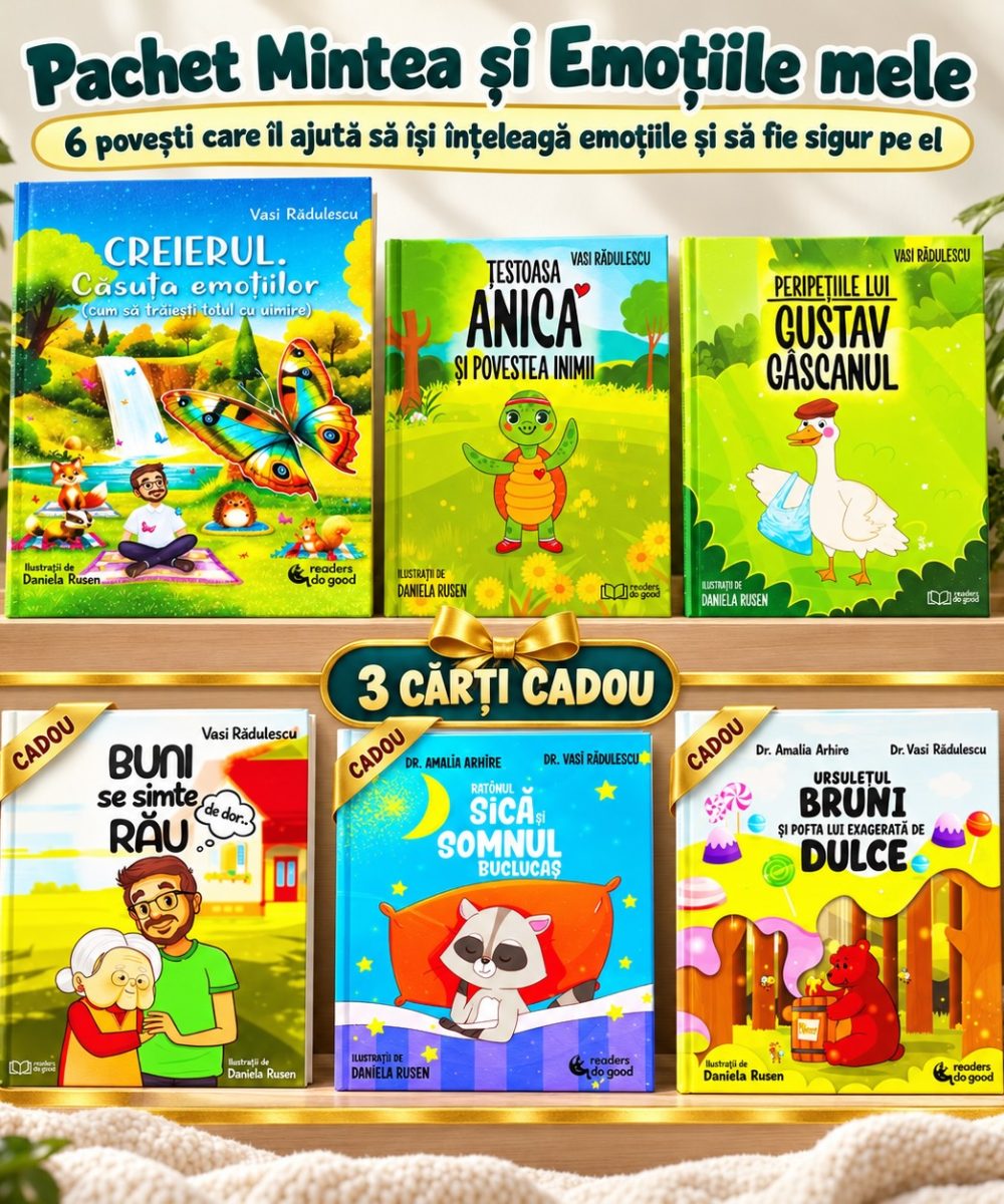 Pachet Mintea și Emoțiile mele, 3+3 cărți