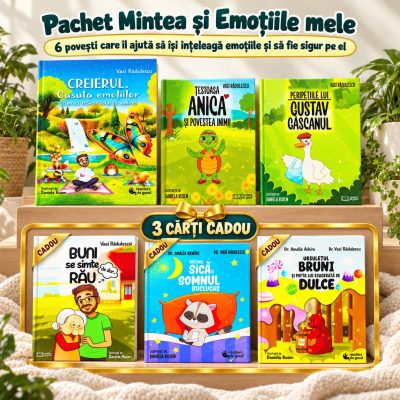 Pachet Mintea și Emoțiile mele, 3+3 cărți